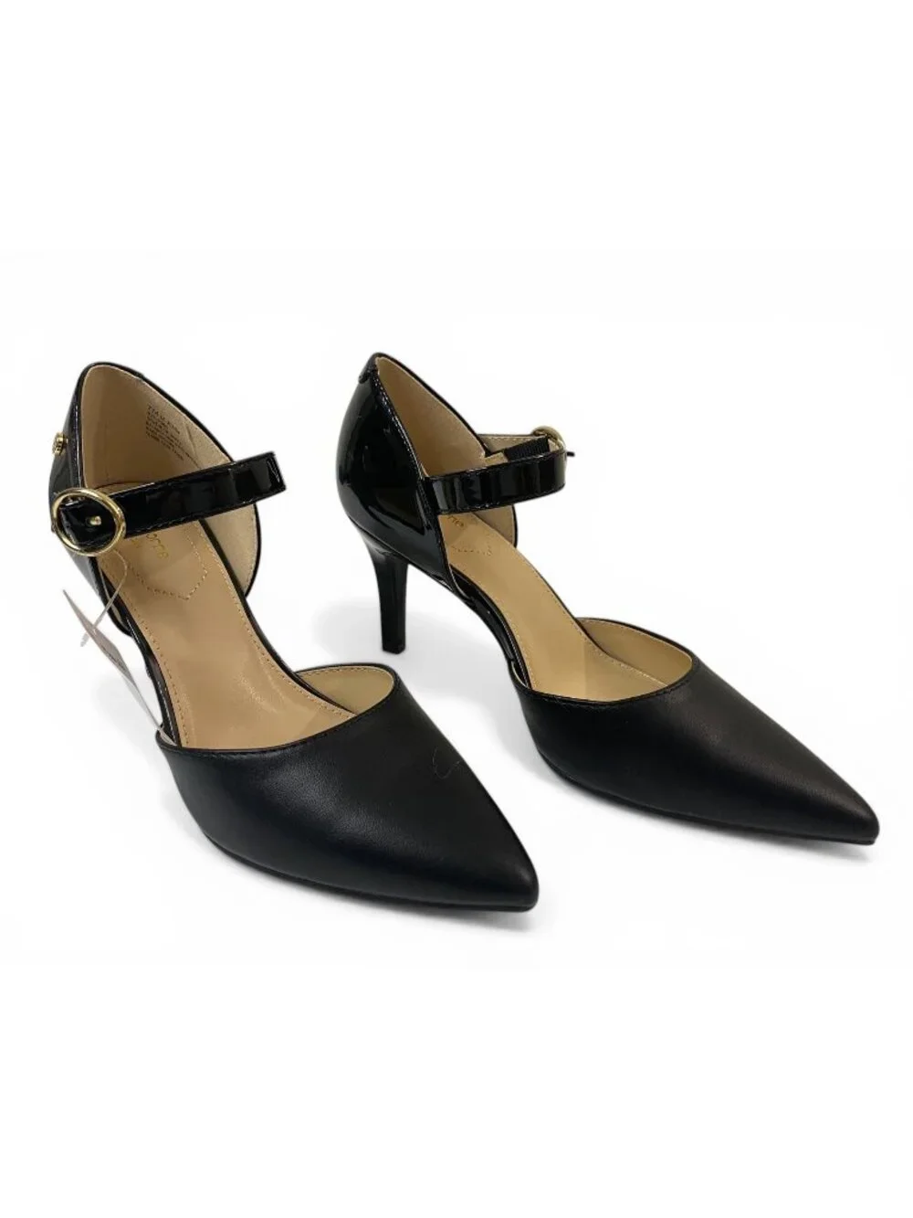 Liz Claiborne Womens Kiara Stiletto Heel Pumps, 7 Medium, Black - Picture 2 of 16